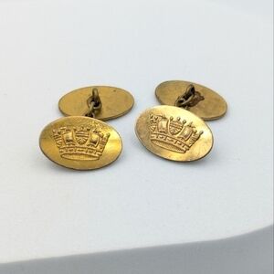 Antique Merchant Navy cufflinks